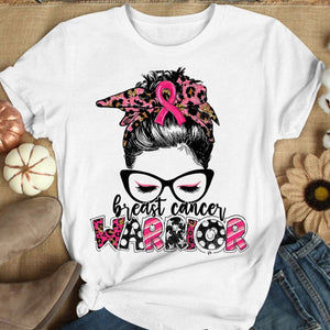 Woman Warrior Breast Cancer Awareness Long Sleeve Shirts