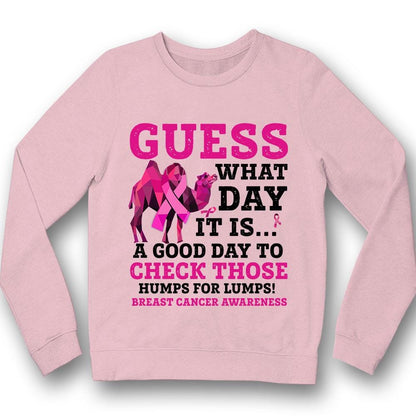 Guess What Day, Pink Ribbon Camel, Breast Cancer Awareness T Shirts
