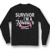 Breast Cancer Survivor Awareness Shirt, I'm Warrior Fight, Pink Ribbon