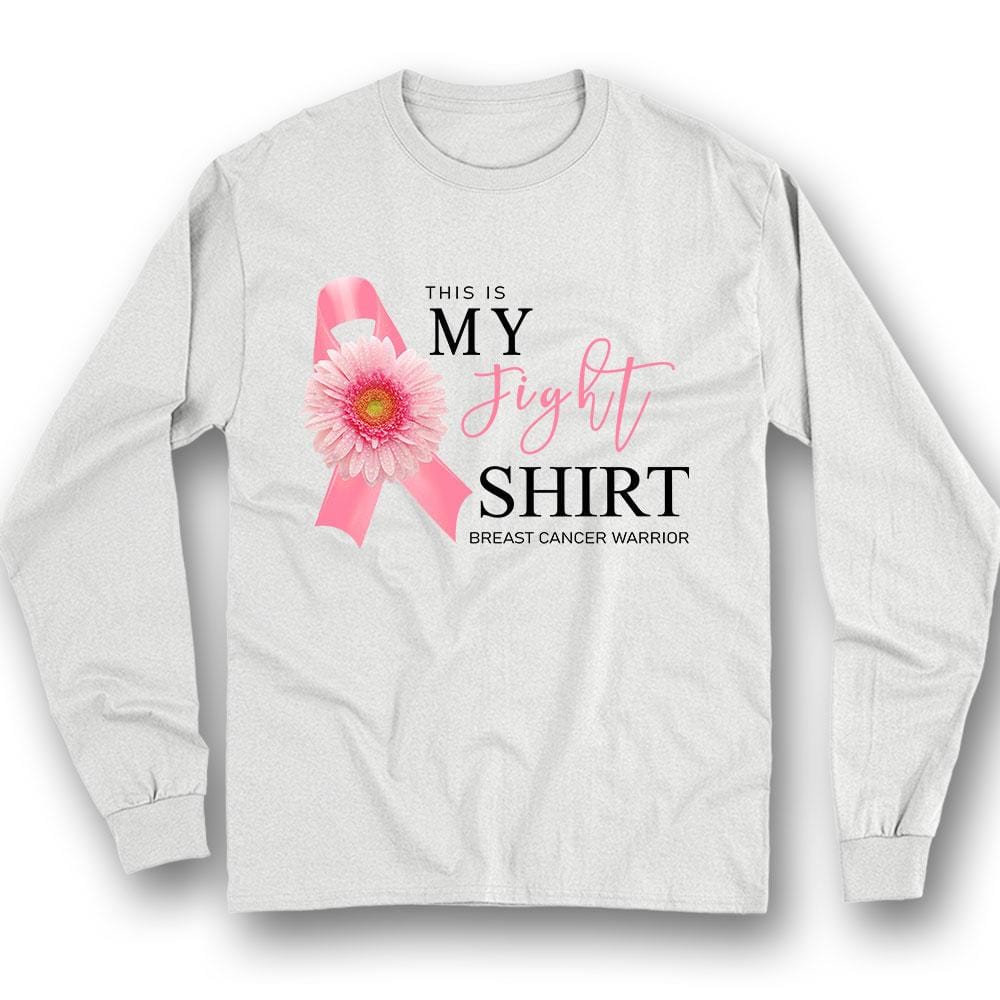 Breast Cancer Warrior, This Is My Fight Shirts, Pink Ribbon