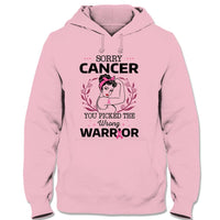 Sorry You Picked Wrong, Breast Cancer Warrior Awareness Shirt, Pink Ribbon Woman