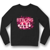 Strong At, Breast Cancer Warrior Awareness Shirt, Pink Ribbon