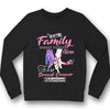 In Family Nobody Fights Alone, Breast Cancer Warrior Team Awareness Shirt