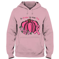 Breast Cancer Shirts Pumpkin In October We Wear Pink