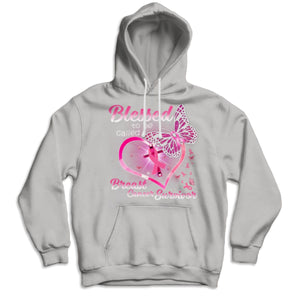 Blessed To Be Called Pink Ribbon Heart & Butterfly Breast Cancer Survivor Shirts