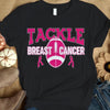 Tackle Breast Cancer, Pink Ribbon, Breast Cancer Survivor Awareness Shirt