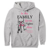 In This Family No One Fights Alone With Key Breast Cancer Sweatshirt, Shirts