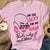 Breast Cancer Survivor Shirts I'm Too Sexy For My Hair With Pink Ribbon Woman