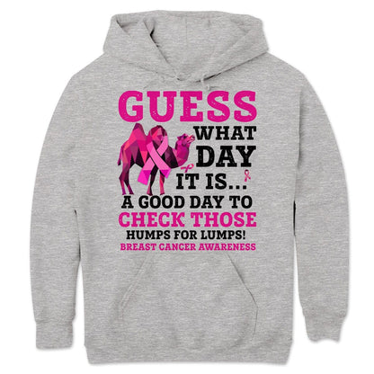 Guess What Day, Pink Ribbon Camel, Breast Cancer Sweatshirt, Shirts