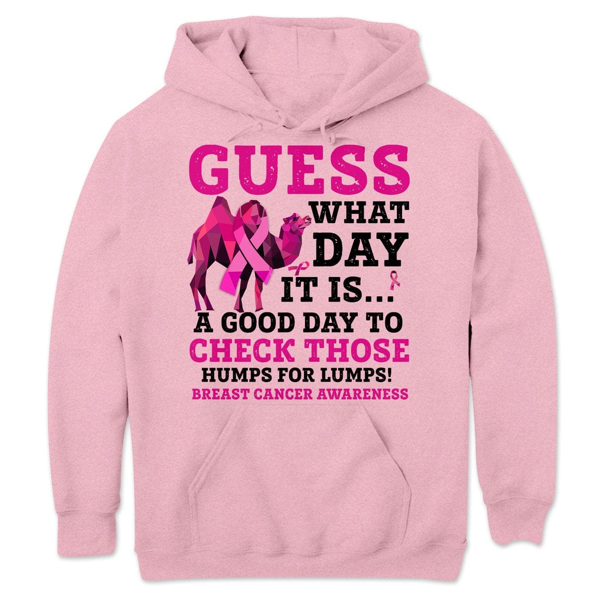 Guess What Day, Pink Ribbon Camel, Breast Cancer Awareness T Shirts