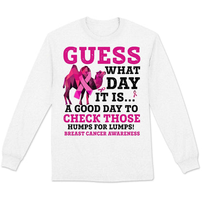 Guess What Day, Pink Ribbon Camel, Breast Cancer Hoodie, Shirts