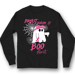 Funny Breast Cancer Awareness Shirt, Halloween Boo Sheet