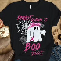 Funny Breast Cancer Awareness Shirt, Halloween Boo Sheet