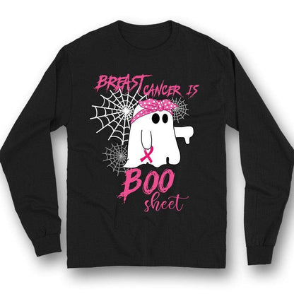 Breast Cancer Is Boo Sheet Halloween Hoodie, Shirt