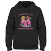 Breast Cancer Awareness Support Shirt, Don't Let Friends Fights Alone Woman