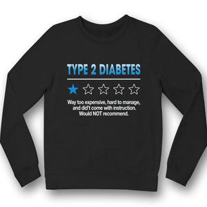 1 Out Of 5 Blue Stars, Type 2 Diabetes Awareness Support Shirt