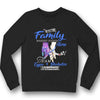 In Family Nobody Fights Alone, Type 1 Diabetes Awareness Warrior Team Shirt
