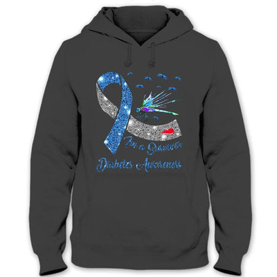 I'm A Survivor, Diabetes Awareness Support Shirt, Ribbon Dragonfly