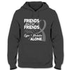 Friends Don't Let Fight Alone, Type 1 Diabetes Awareness Support Shirt, Ribbon