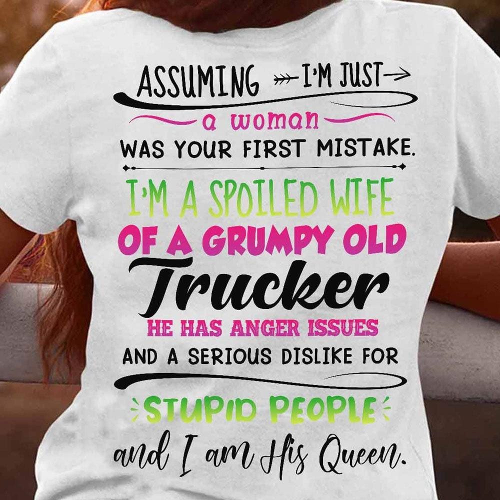 Soy la esposa malcriada de un viejo camionero gruñón