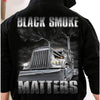 Trucker Shirt Men Women, Black Smoke Matters Hoodie
