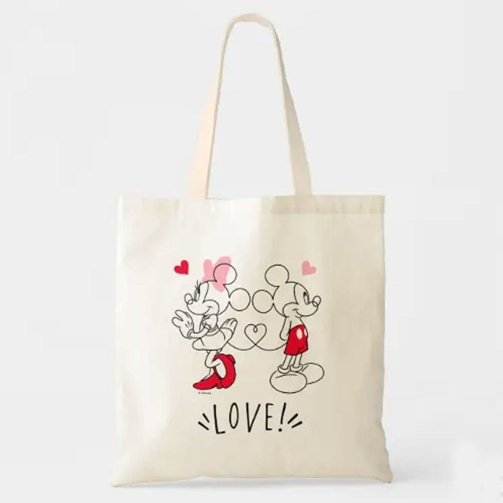Bolsa de mano con el mensaje "Love Valentine"