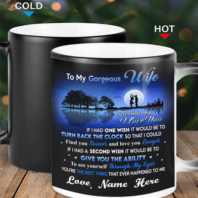 To My Gorgeous Wife Personalized Valentine Mug