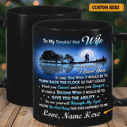 Taza personalizada de San Valentín para mi ardiente esposa
