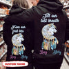 From Our First Kiss Till Our Last Breath Wolf Personalized Valentine Couple Shirts