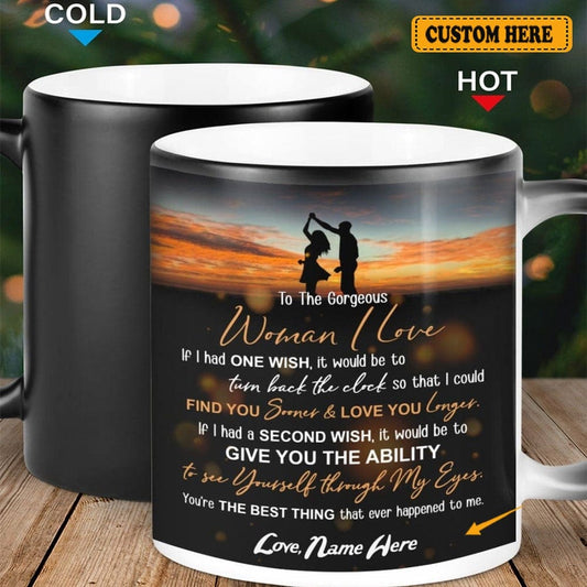 Taza personalizada de San Valentín para la hermosa mujer que amo