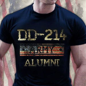 Camisetas de veteranos de ex alumnos del ejército Dd 214