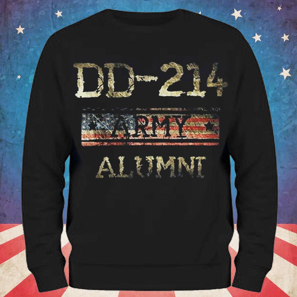 Camisetas de veteranos de ex alumnos del ejército Dd 214