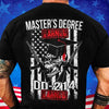 Master's Degree Dd 214 Veteran Shirts