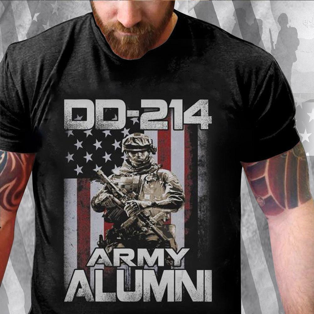 Dd 214 Army Alumni Veteran Shirts