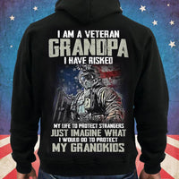 I'm A Veteran Grandpa Hoodie, Shirts