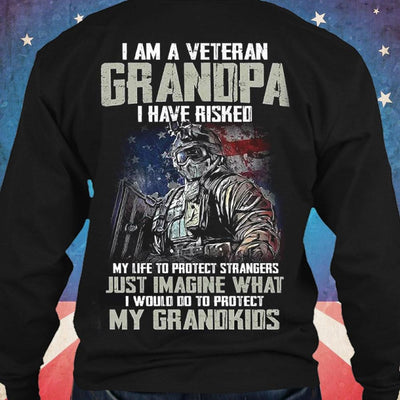 I'm A Veteran Grandpa Hoodie, Shirts