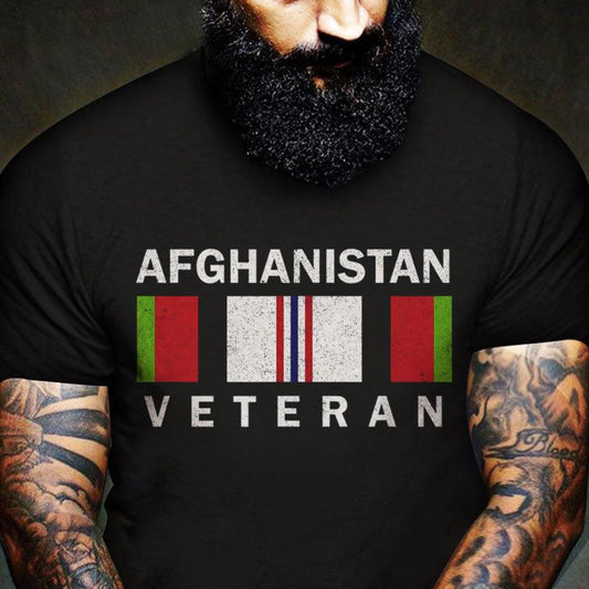 Camisetas de veteranos de Afganistán