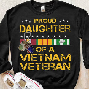 Proud Daughter Of A Vietnam Veteran Shirts