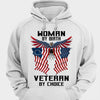 Woman By Birth Veteran By Choice Eagle Shirts