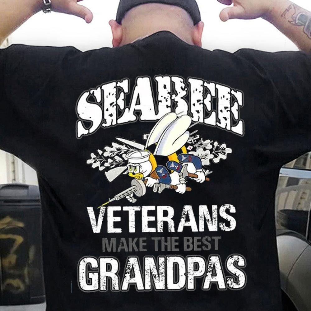 Seabee Veterans Make The Best Grandpas Shirts