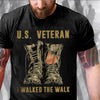 US Veteran I Walked The Walk Shirts