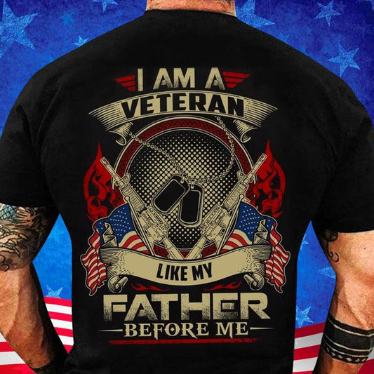 Soy un veterano como mi padre antes que yo Camisetas