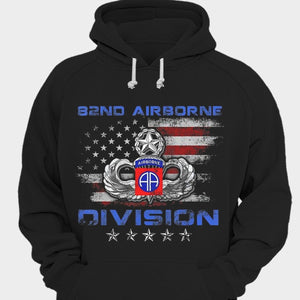 Sudadera con capucha y camisetas de veterano de la 82.ª División Aerotransportada