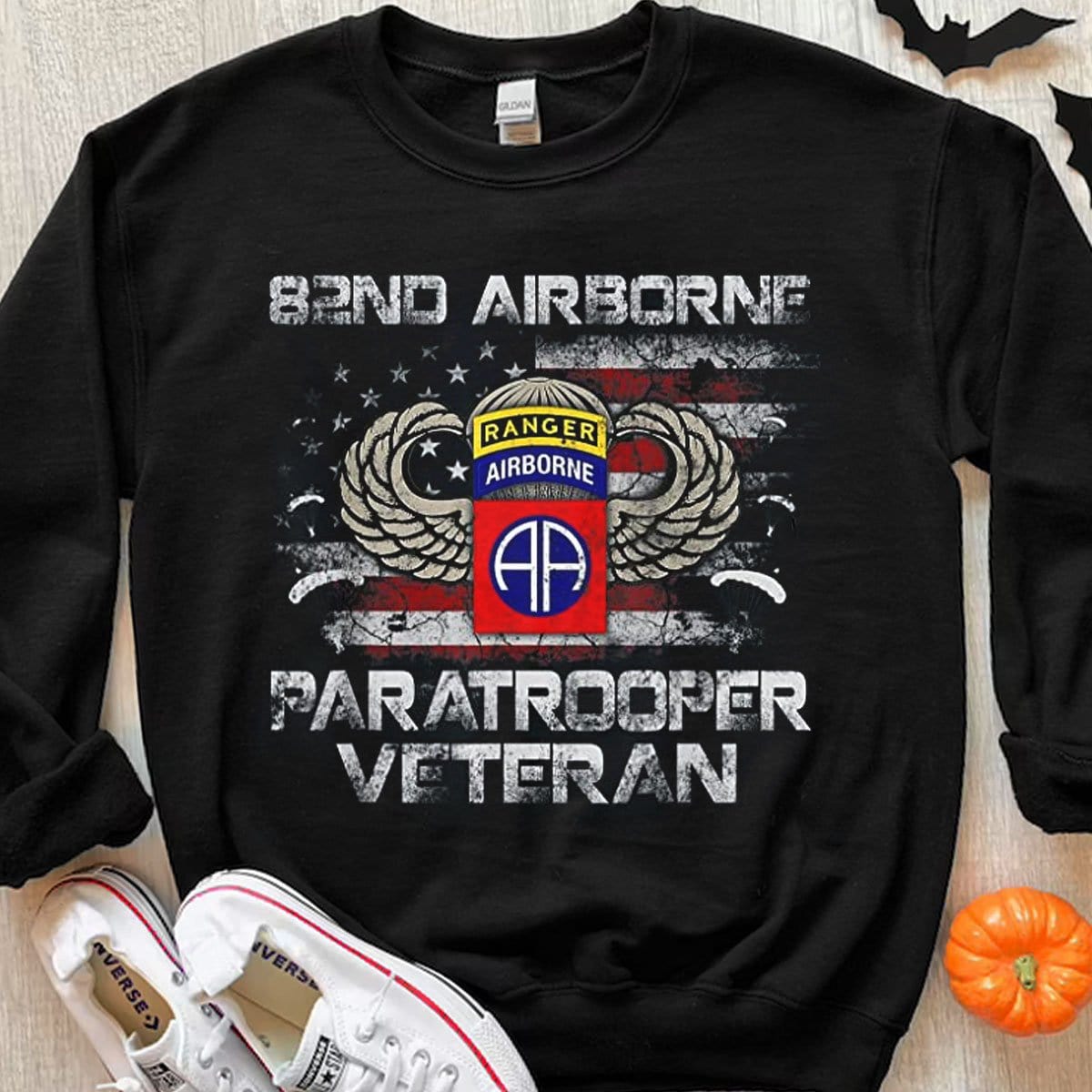 Sudadera con capucha y camisetas de veterano paracaidista de la 82.ª División Aerotransportada