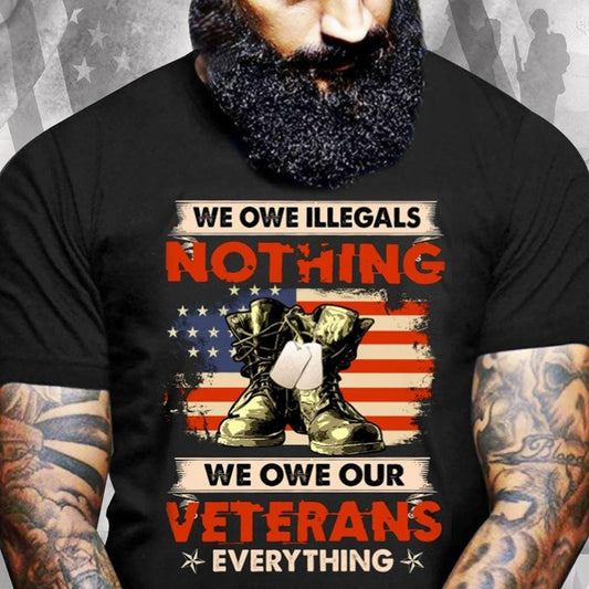 No les debemos nada a los ilegales. Les debemos todo a nuestros veteranos.
