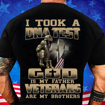I Took A DNA Test, Veterans Are My Brothers Shirts