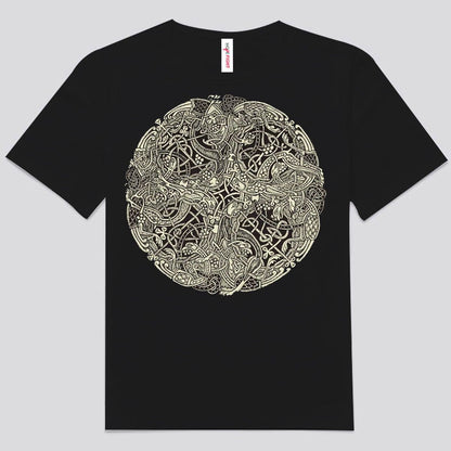 Camisas vikingas con nudos celtas