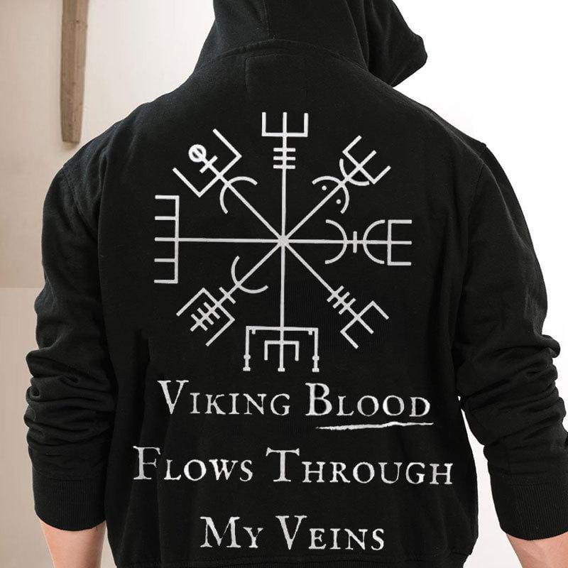 Camisetas con la frase "La sangre vikinga fluye por mis venas"