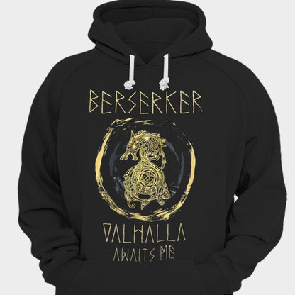 Camisetas vikingas El Valhalla me espera en Berserker