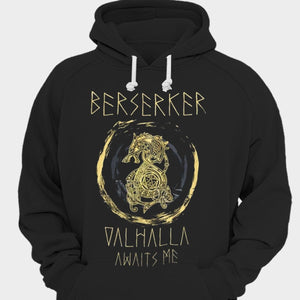 Camisetas vikingas El Valhalla me espera en Berserker